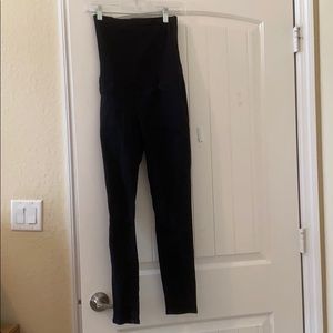 Black maternity jeggings